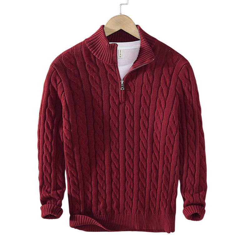 Lilyleeds | Zipped Cable Sweater