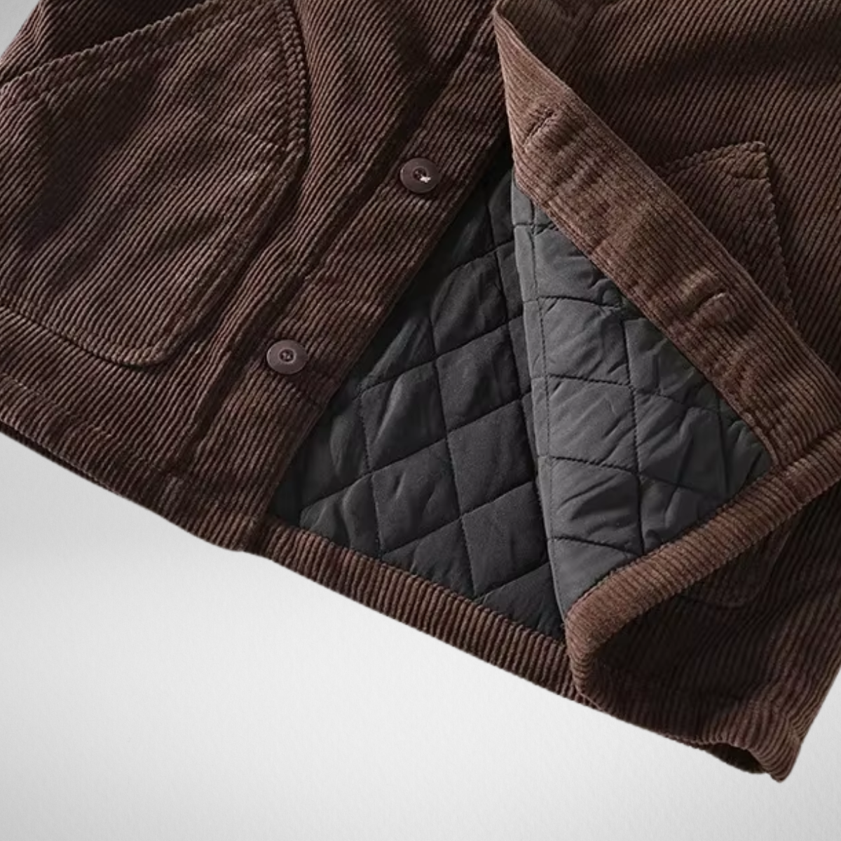 Lilyleeds | Button-Up Corduroy Jacket