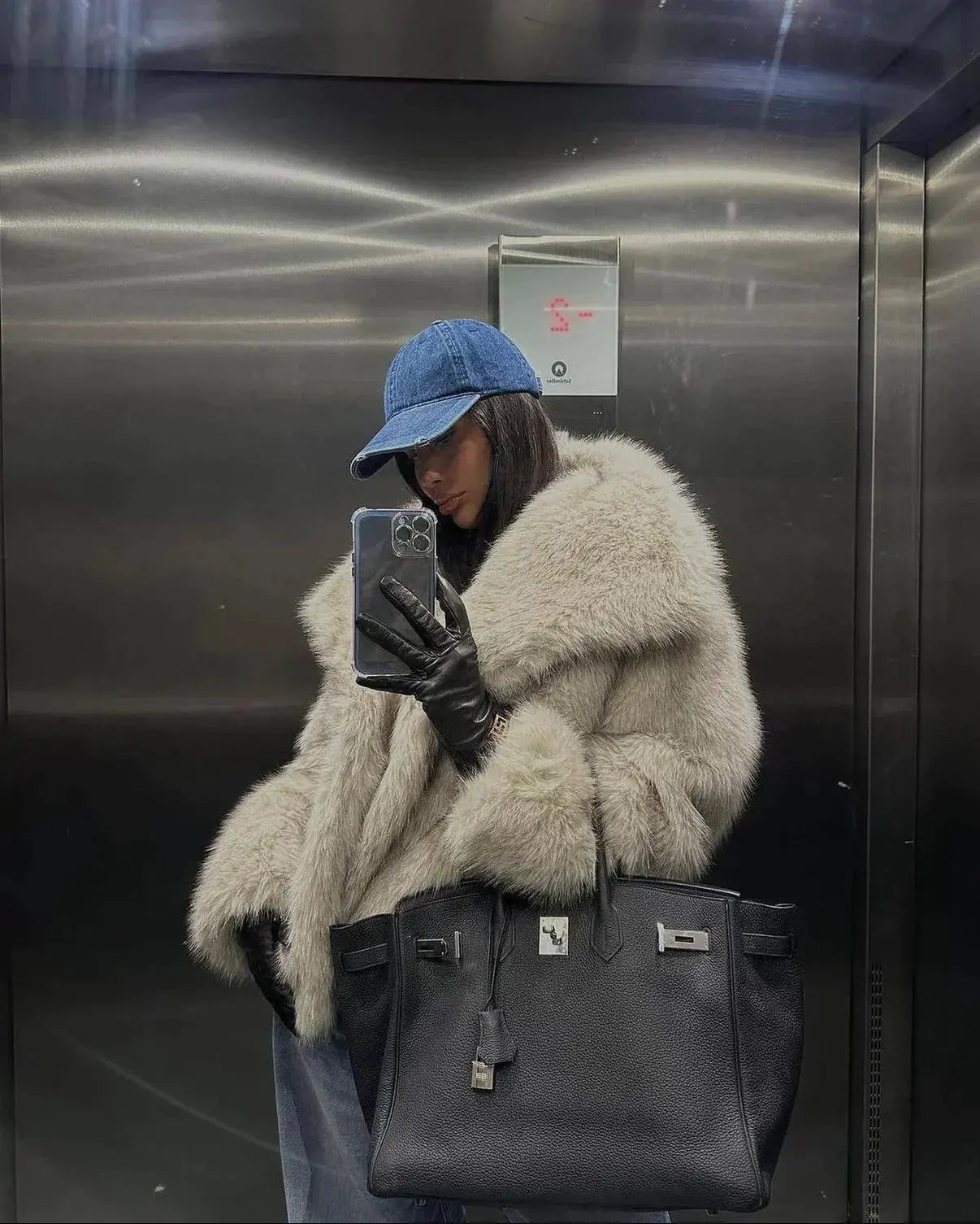 Lilyleeds | Synthetic fur coat