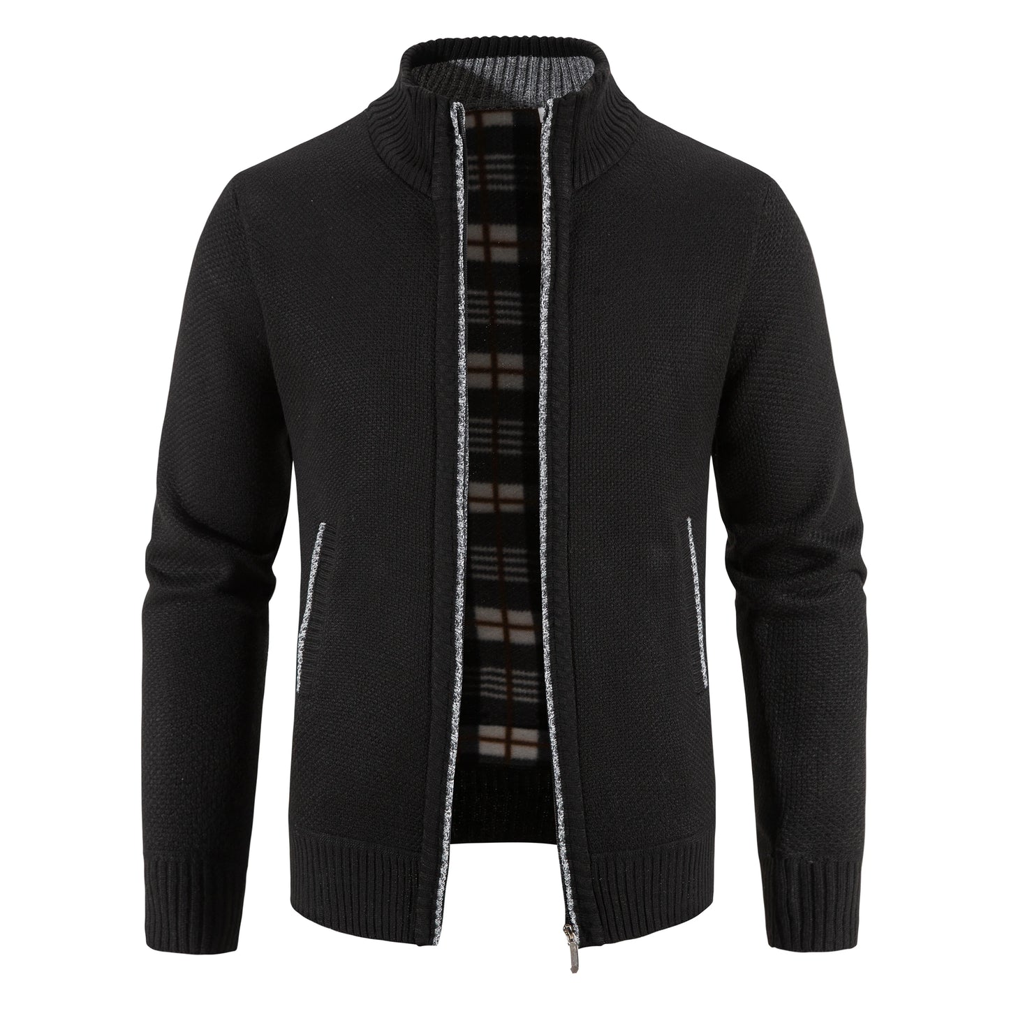 Lilyleeds | Warm Men's Fleece Sweater Jacket