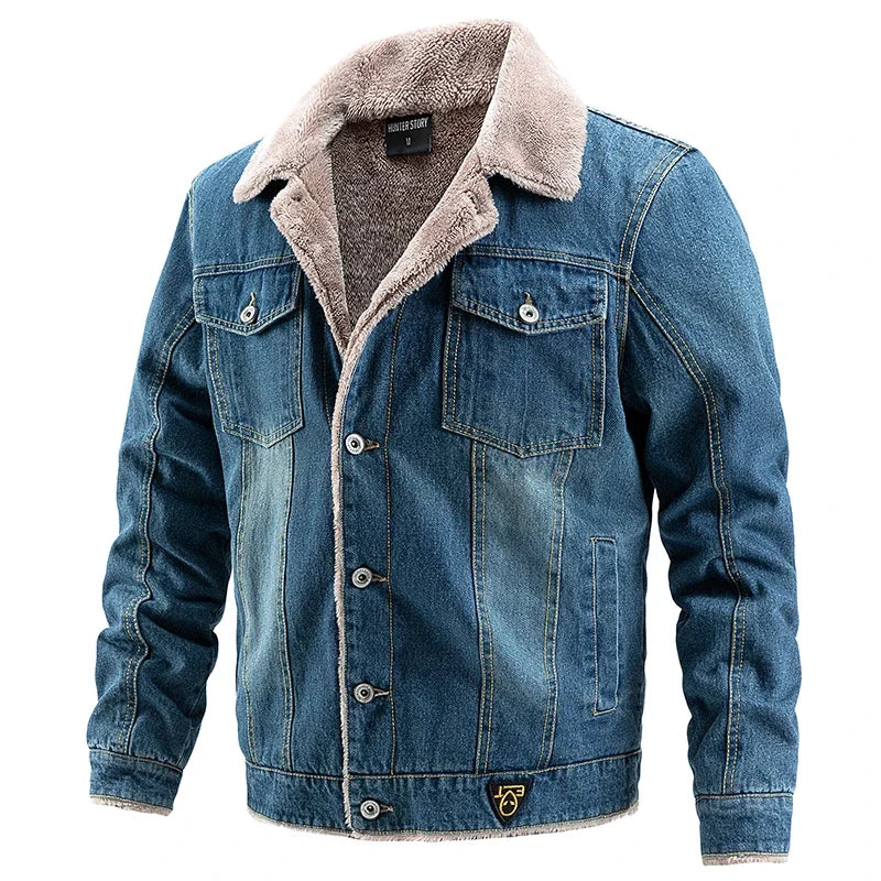 Lilyleeds | Denim Cotton Padded Jacket