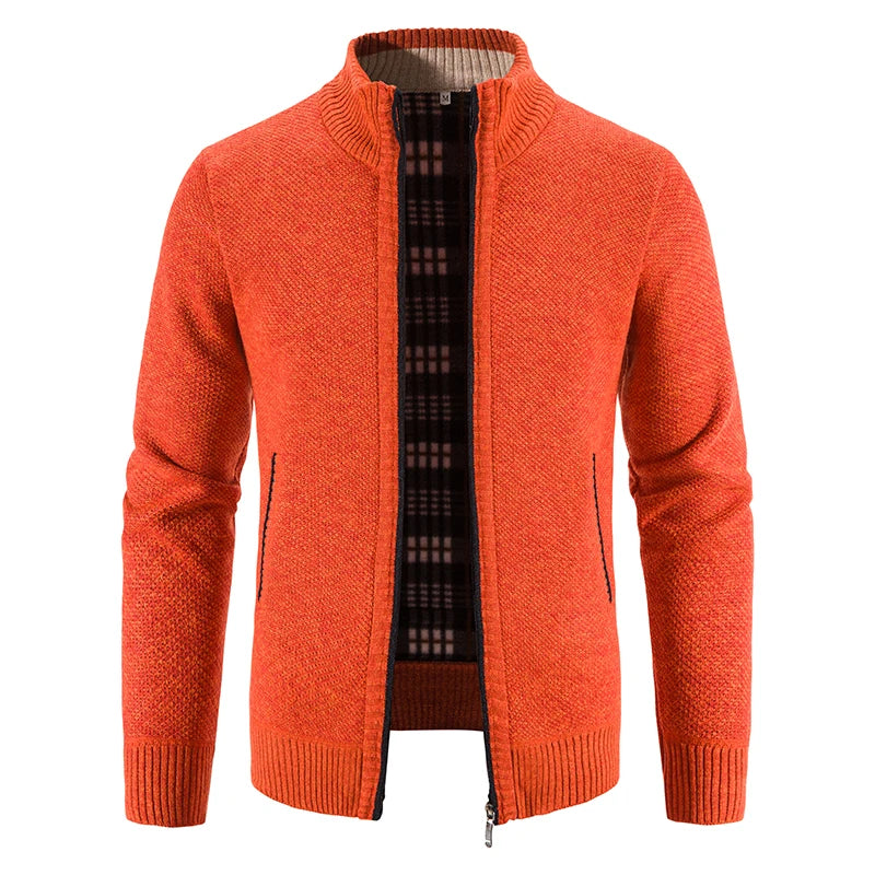 Lilyleeds | Warm Men's Fleece Sweater Jacket