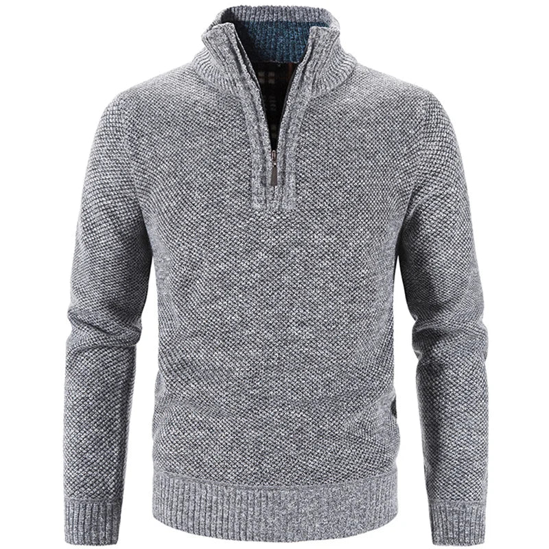 Lilyleeds | Warm Men's Fleece Sweater Jacket