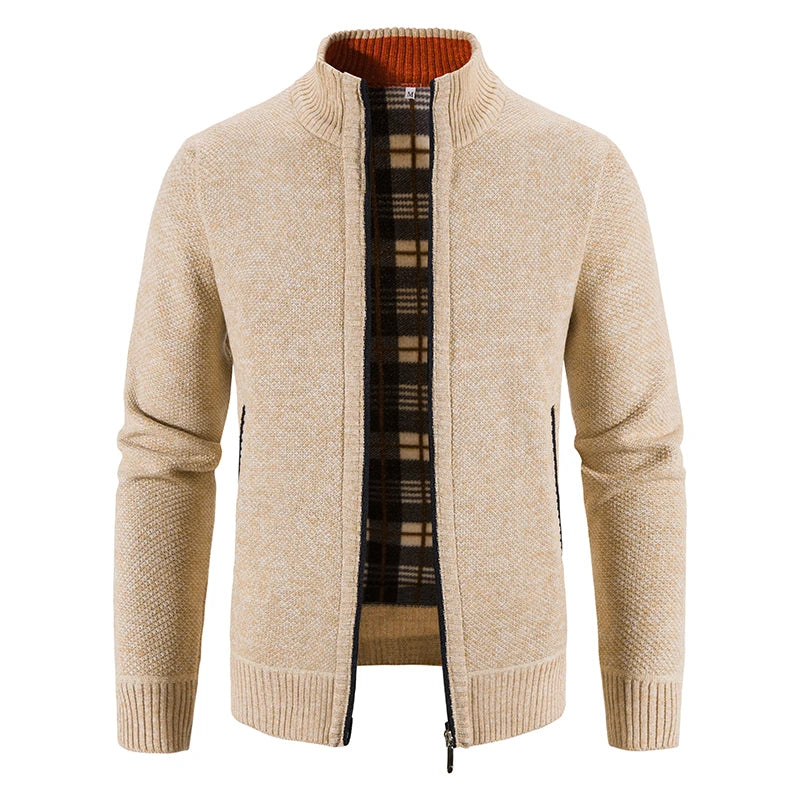 Lilyleeds | Warm Men's Fleece Sweater Jacket