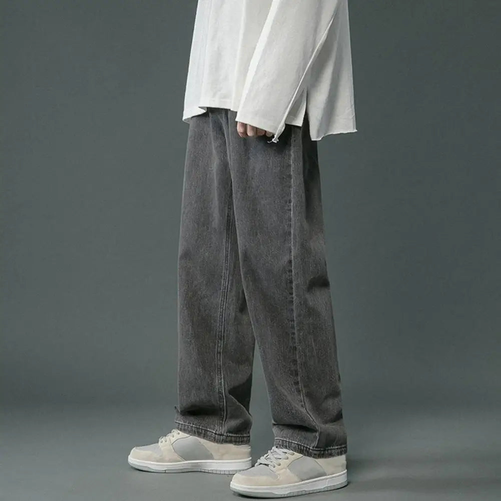 Lilyleeds | Men Straight-legged Jeans