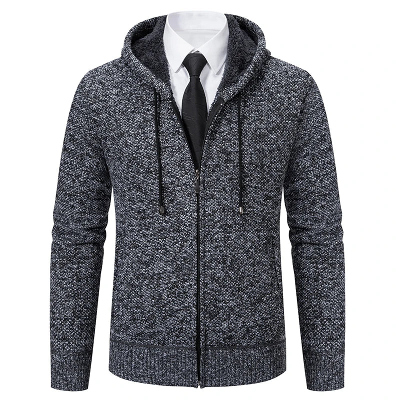 Lilyleeds | Warm Men's Fleece Sweater Jacket