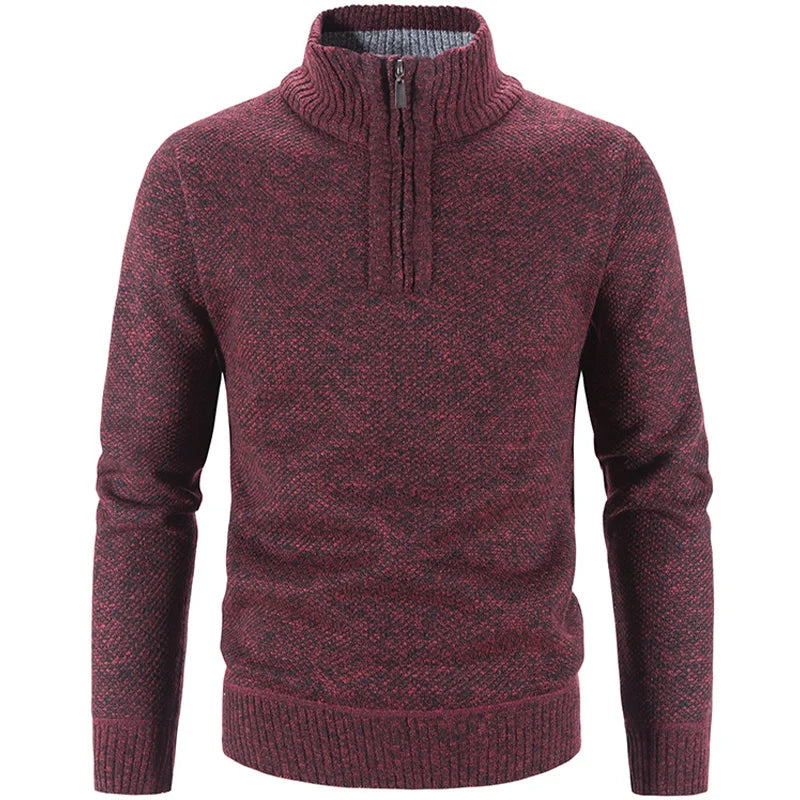 Lilyleeds | Warm Men's Fleece Sweater Jacket