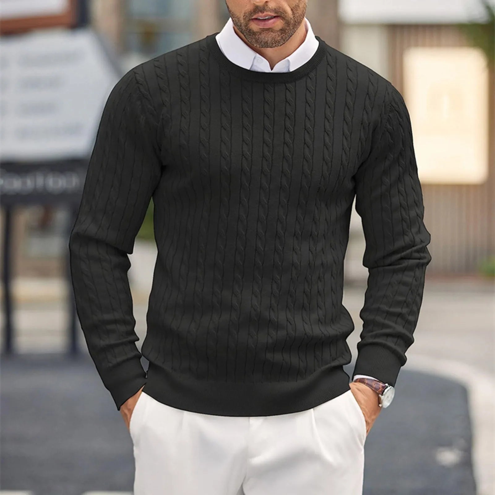 Lilyleeds | Cable Knit Sweater