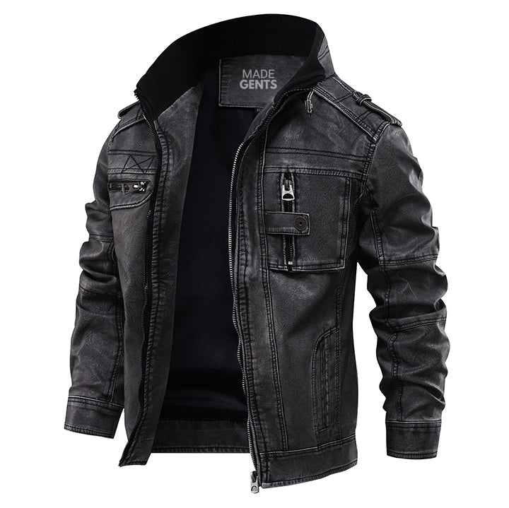 Lilyleeds| Bonanza pu leather jacket