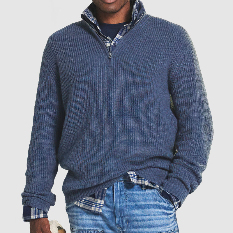 Lilyleeds | Half Zip Sweater