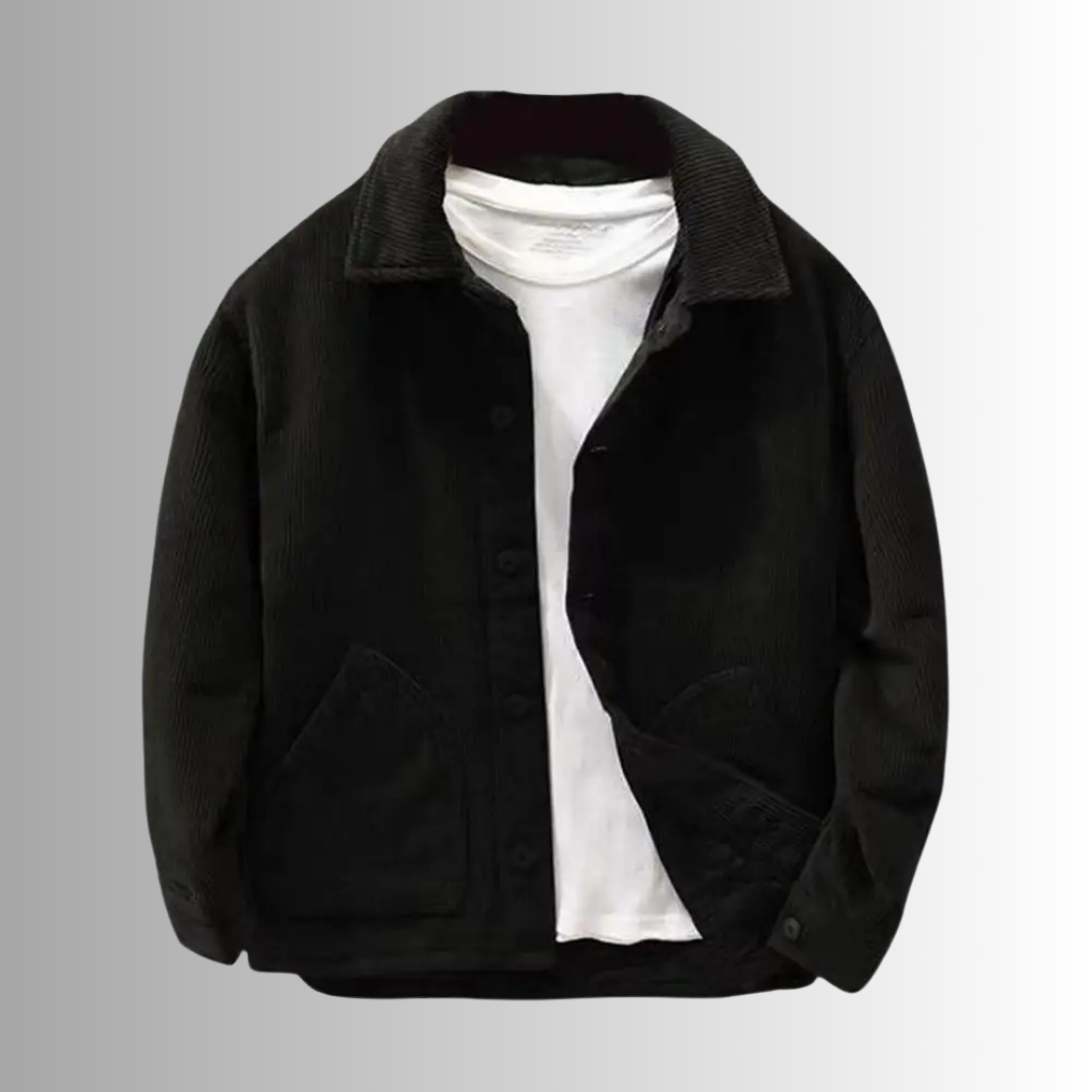Lilyleeds | Retro Men’s Corduroy Trucker Jacket