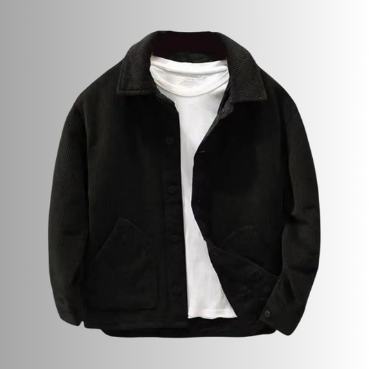 Lilyleeds | Retro Men’s Corduroy Trucker Jacket