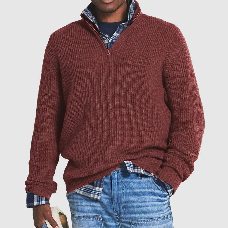 Lilyleeds |  Half Zip Sweater