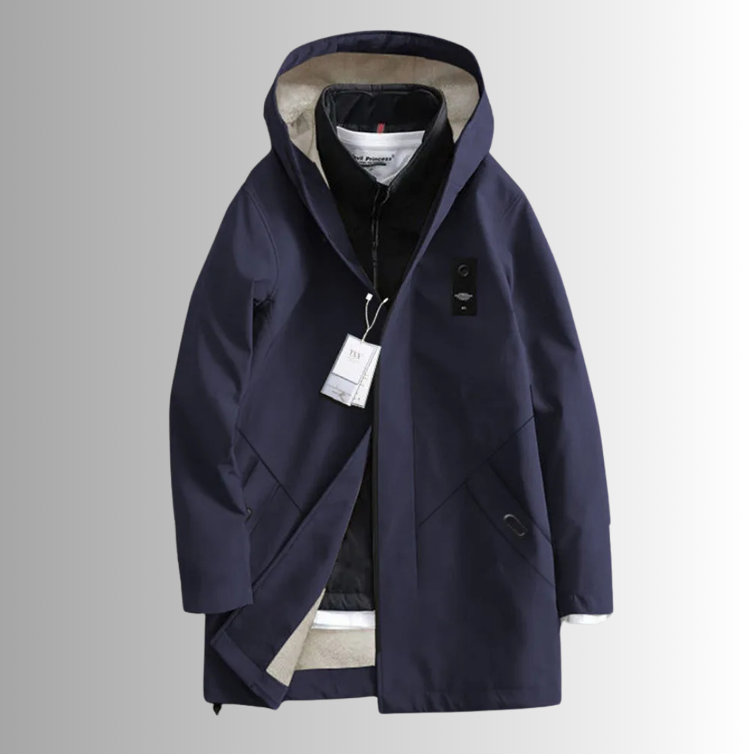 Lilyleeds | Trendy Long Hooded Sports Coat