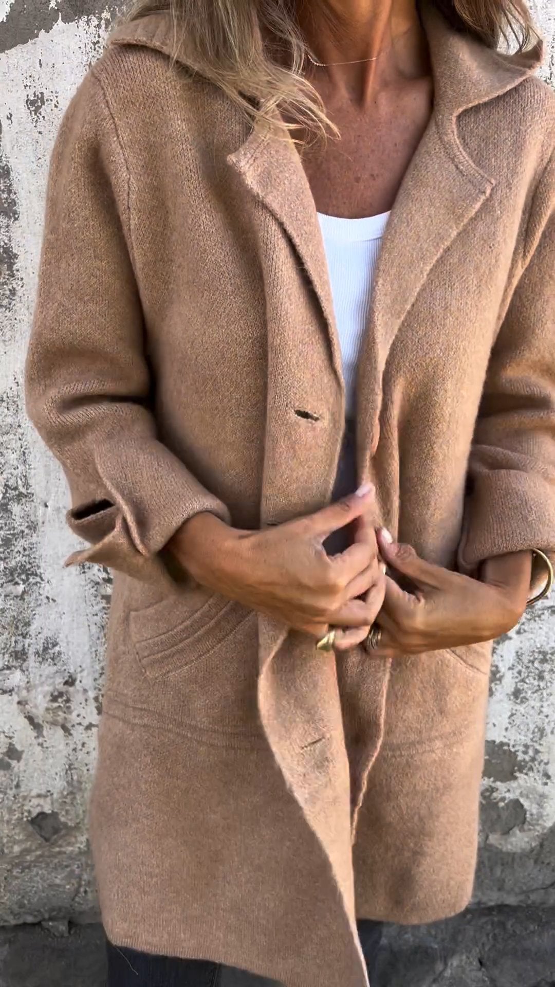 Lilyleeds | Long knitted coat