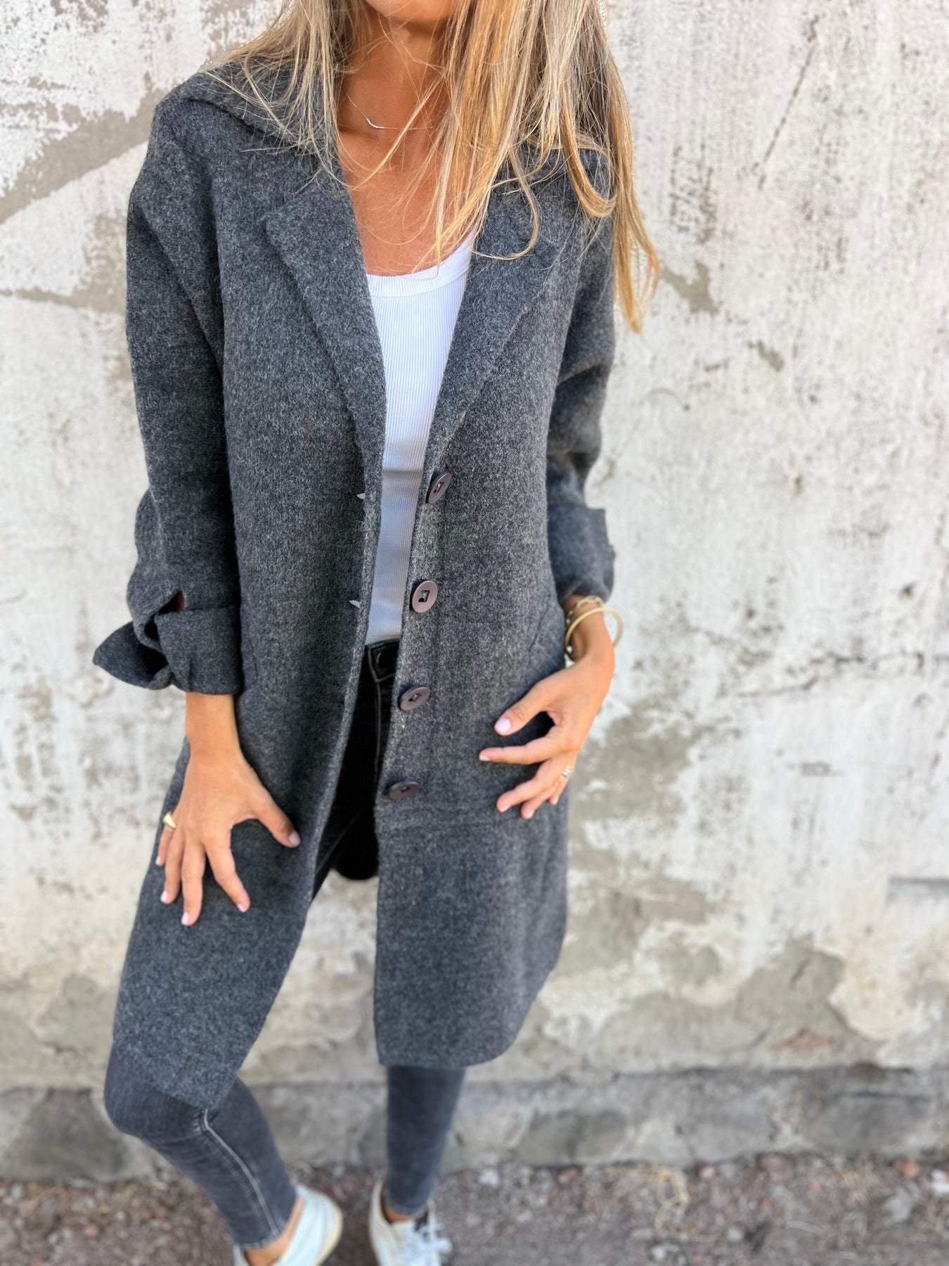 Lilyleeds | Long knitted coat