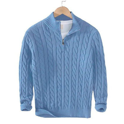 Lilyleeds | Zipped Cable Sweater