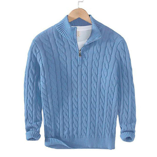 Lilyleeds | Zipped Cable Sweater