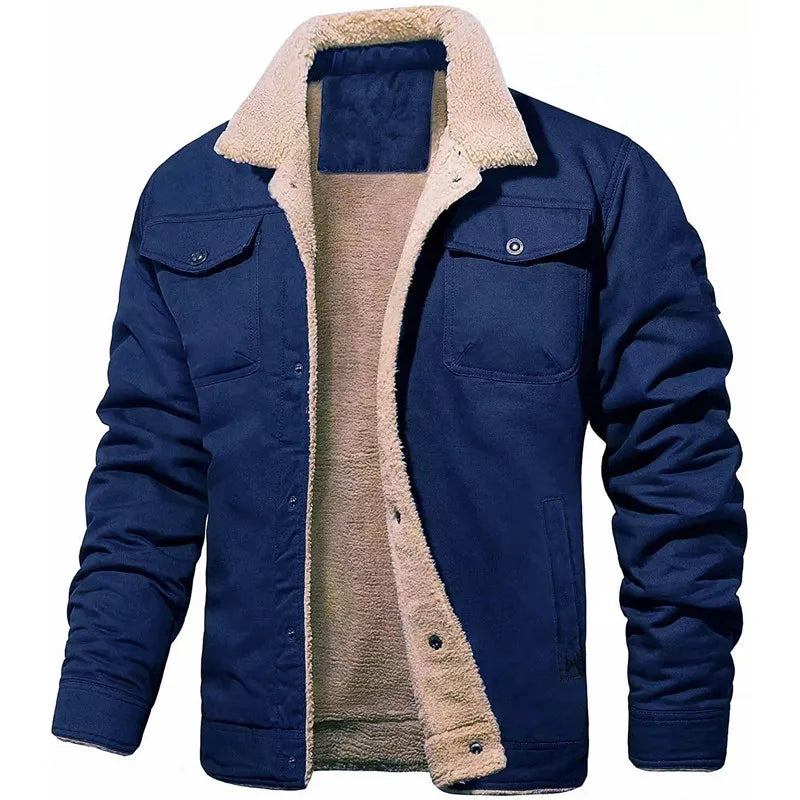 Lilyleeds | Warm Fleece Jacket with Turn-Down Collar