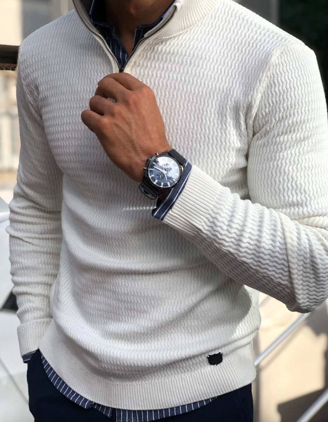 Lilyleeds | Elegant Zip Pullover