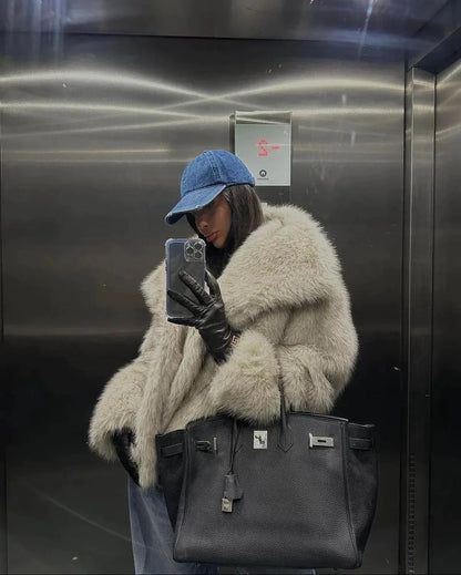 Lilyleeds | Synthetic fur coat