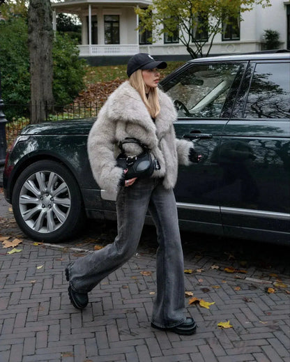 Lilyleeds | Synthetic fur coat