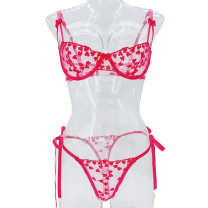 Lilyleeds | Enchanting Lace Bra and Thong Set