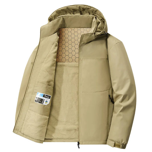 Inverno softshell tático jaquetas à prova dwaterproof água masculino capuz casaco combate pesca caminhadas acampamento escalada esqui esportes ao ar livre c