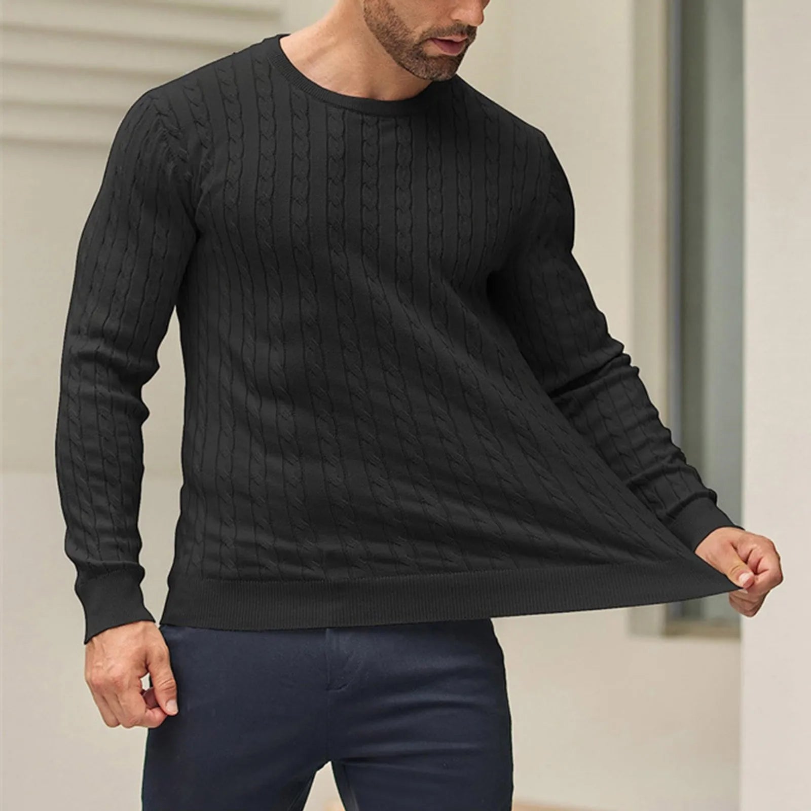 Lilyleeds | Cable Knit Sweater