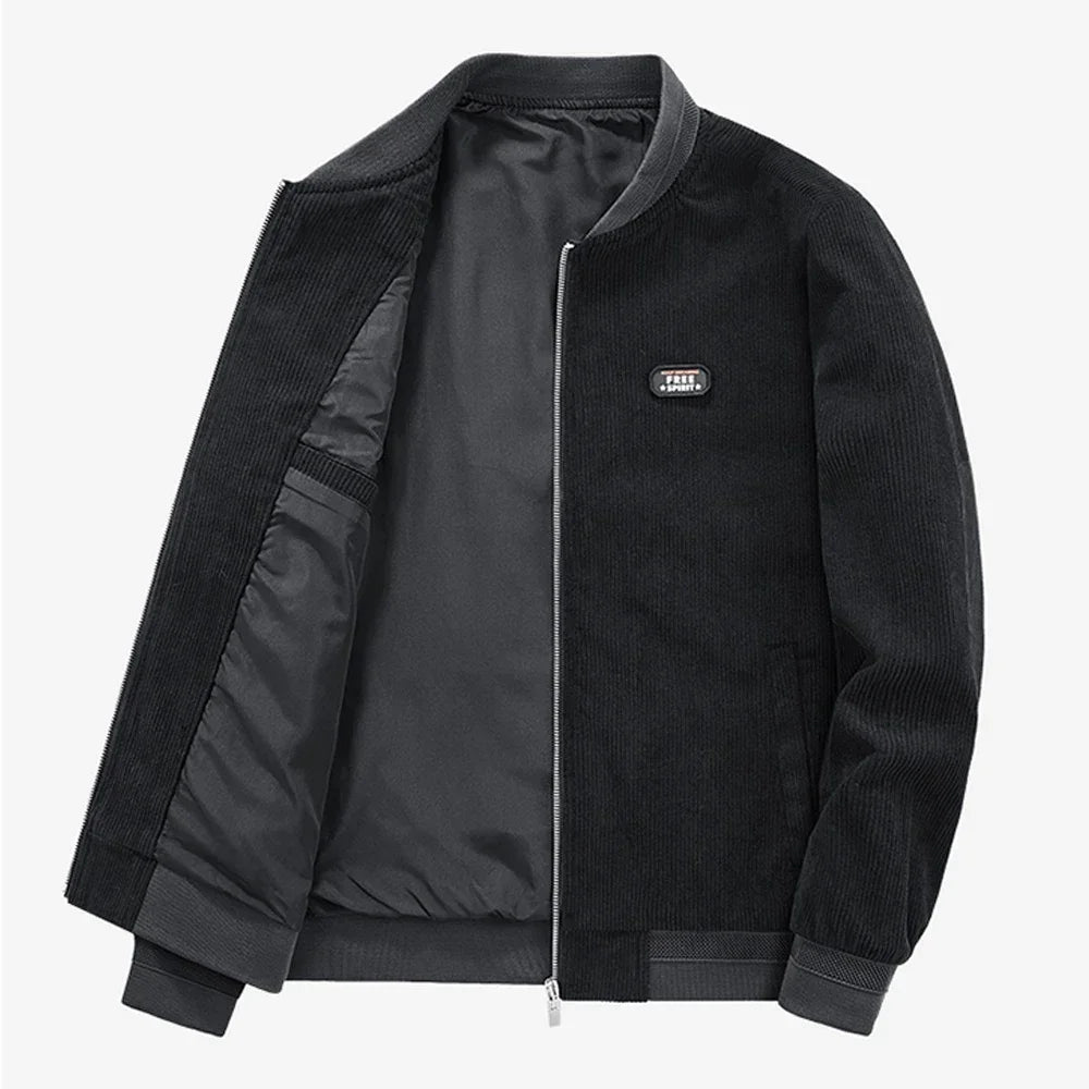 Lilyleeds | Premium Corduroy Bomber Jacket
