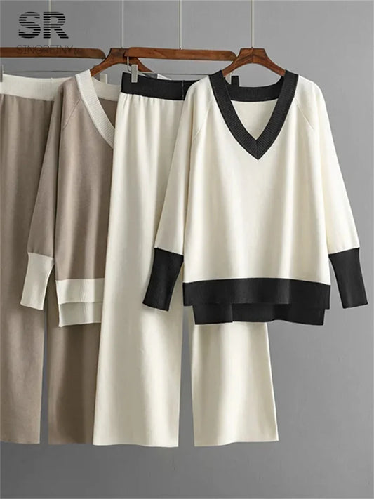 Lilyleeds | Warm and Stylish Women’s Knit 2-Piece Set