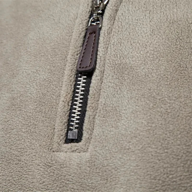 Lilyleeds | Polar Fleece Half-Zip Sweatshirt