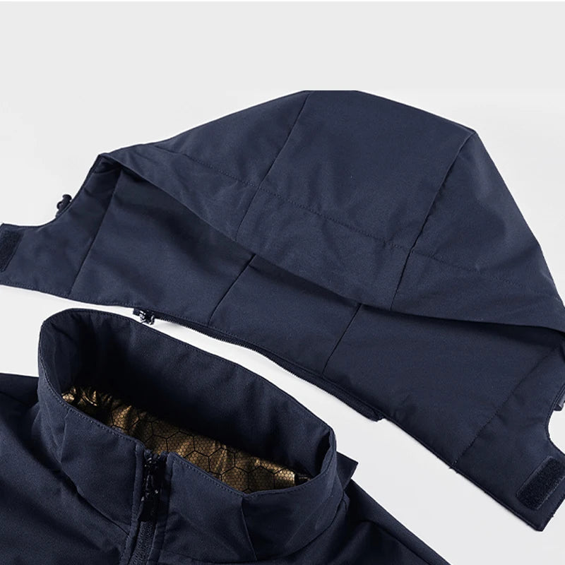 Inverno softshell tático jaquetas à prova dwaterproof água masculino capuz casaco combate pesca caminhadas acampamento escalada esqui esportes ao ar livre c