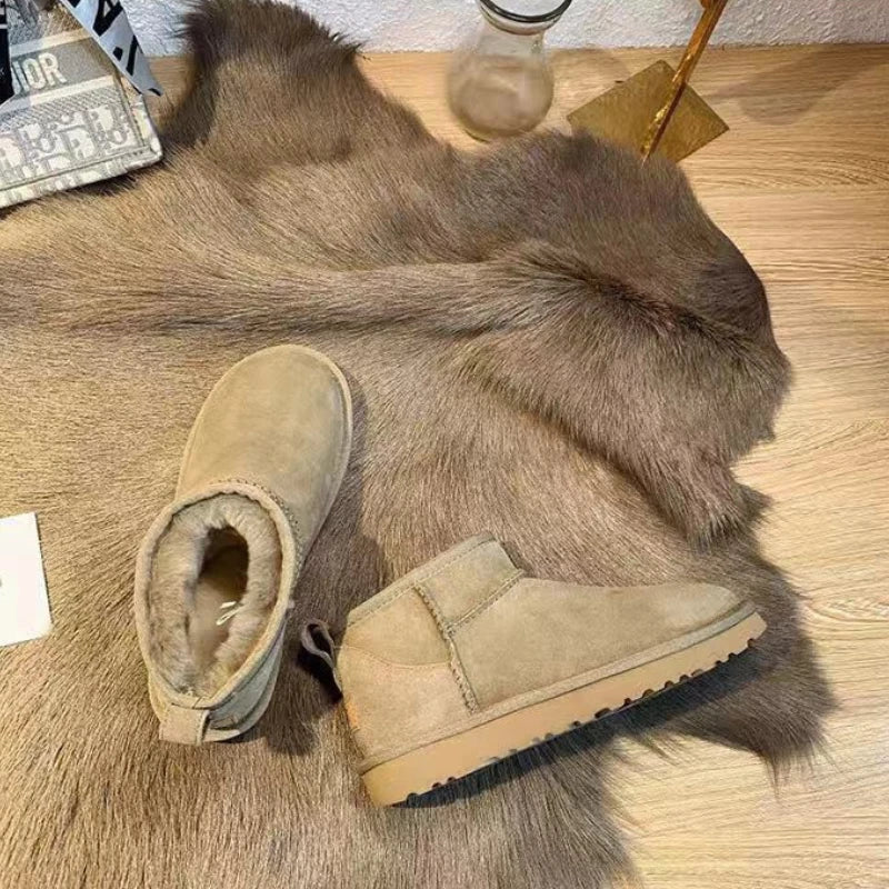 Lilyleeds | Arctic Luxe Sheepskin Snow Boots
