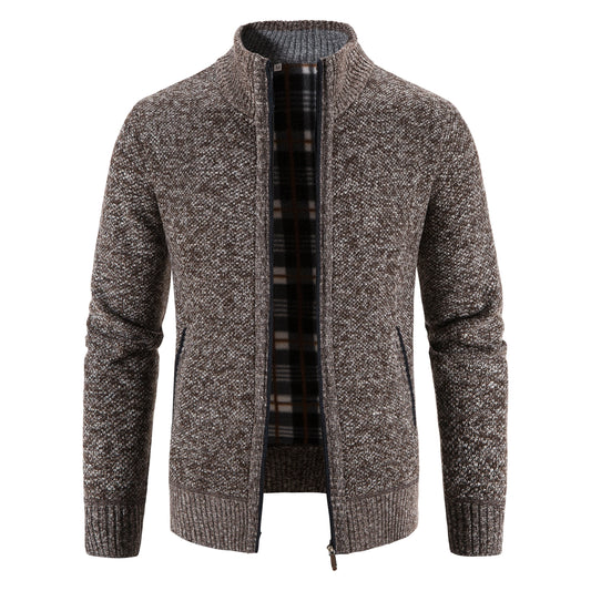 Lilyleeds | Warm Men's Fleece Sweater Jacket