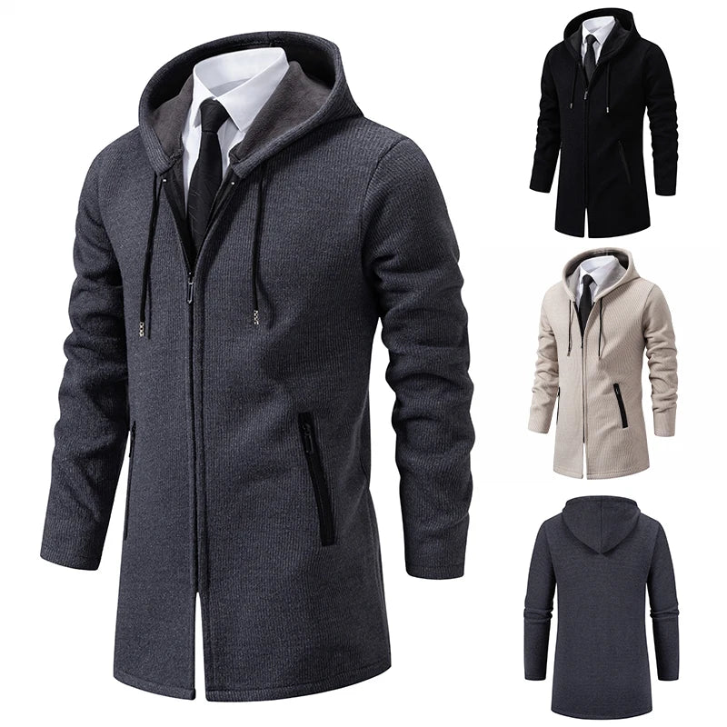 Lilyleeds | Premium Long Hooded Cardigan