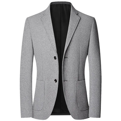 Lilyleeds | Royal Blue Checkered Non-Iron Blazer
