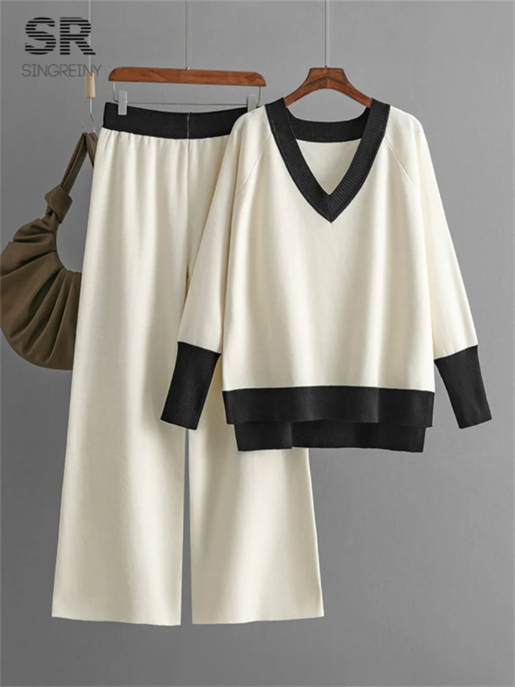 Lilyleeds | Warm and Stylish Women’s Knit 2-Piece Set