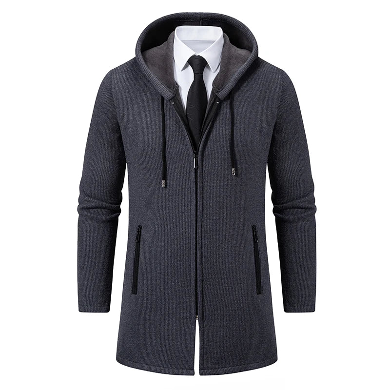 Lilyleeds | Premium Long Hooded Cardigan