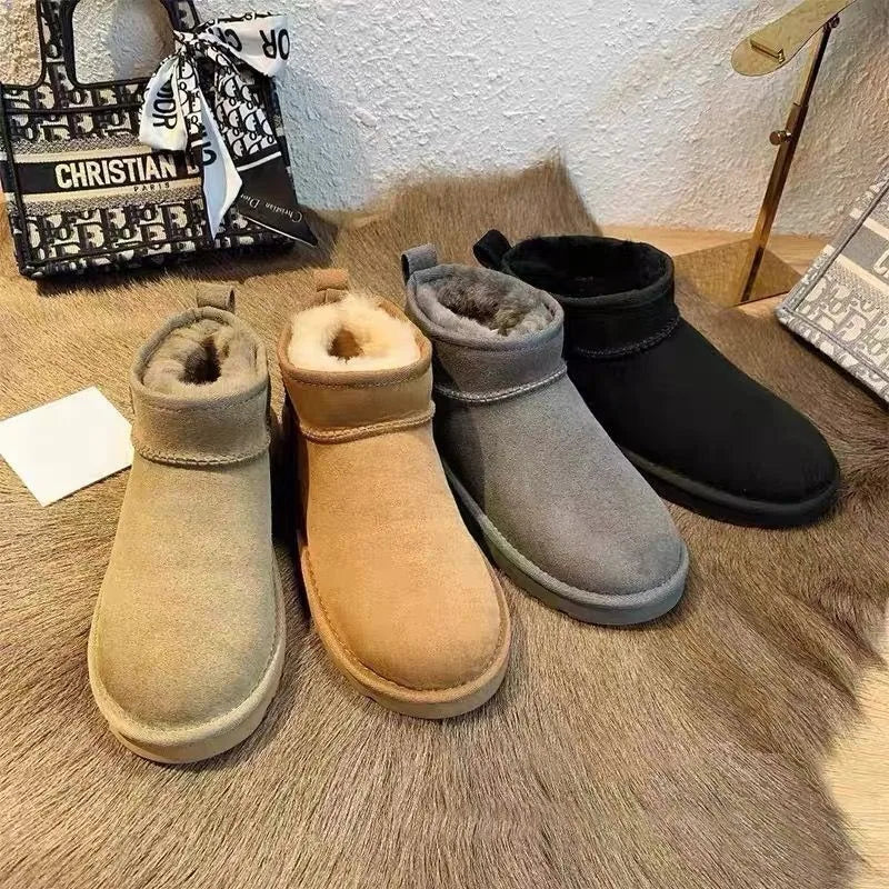 Lilyleeds | Arctic Luxe Sheepskin Snow Boots