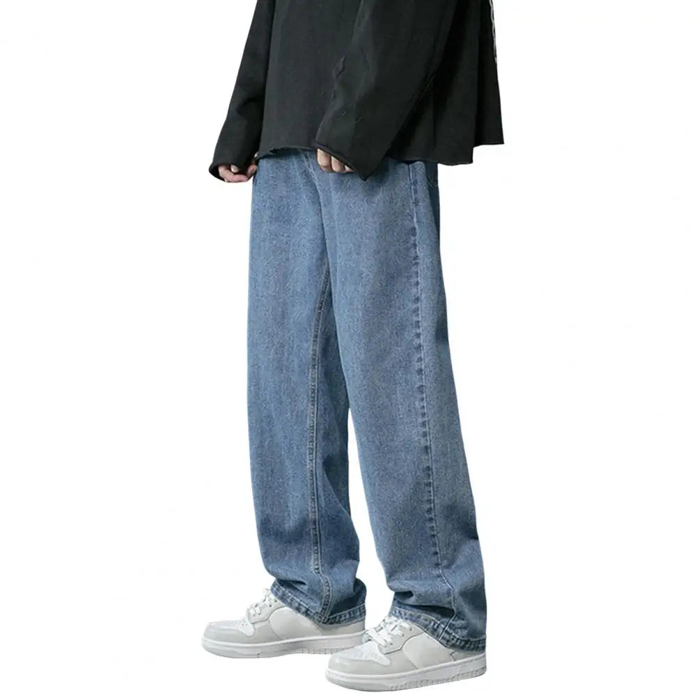 Lilyleeds | Men Straight-legged Jeans