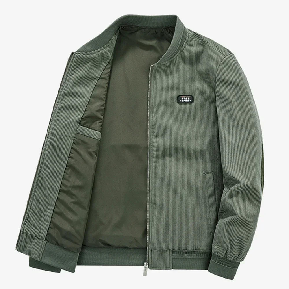 Lilyleeds | Premium Corduroy Bomber Jacket