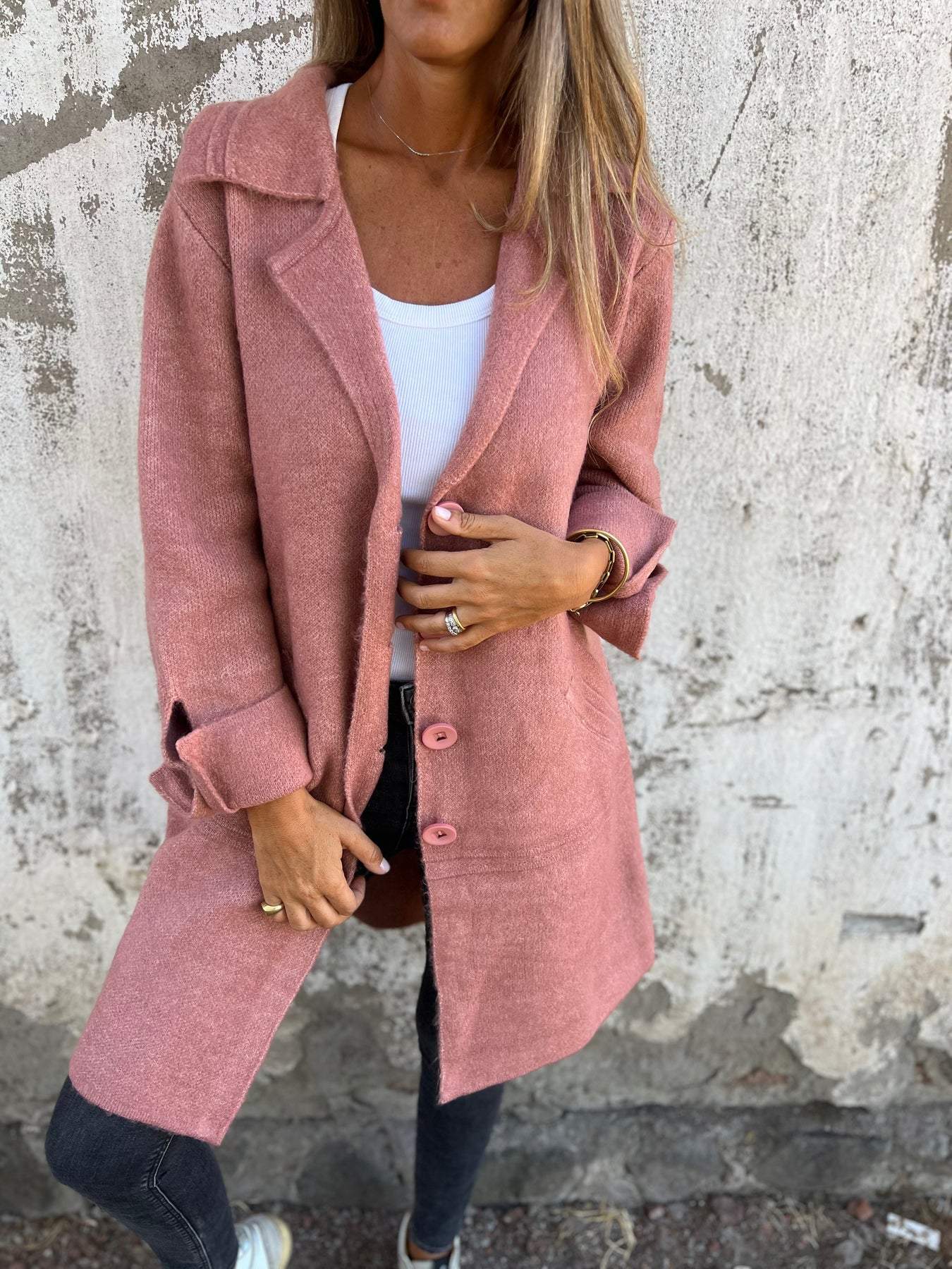 Lilyleeds | Long knitted coat