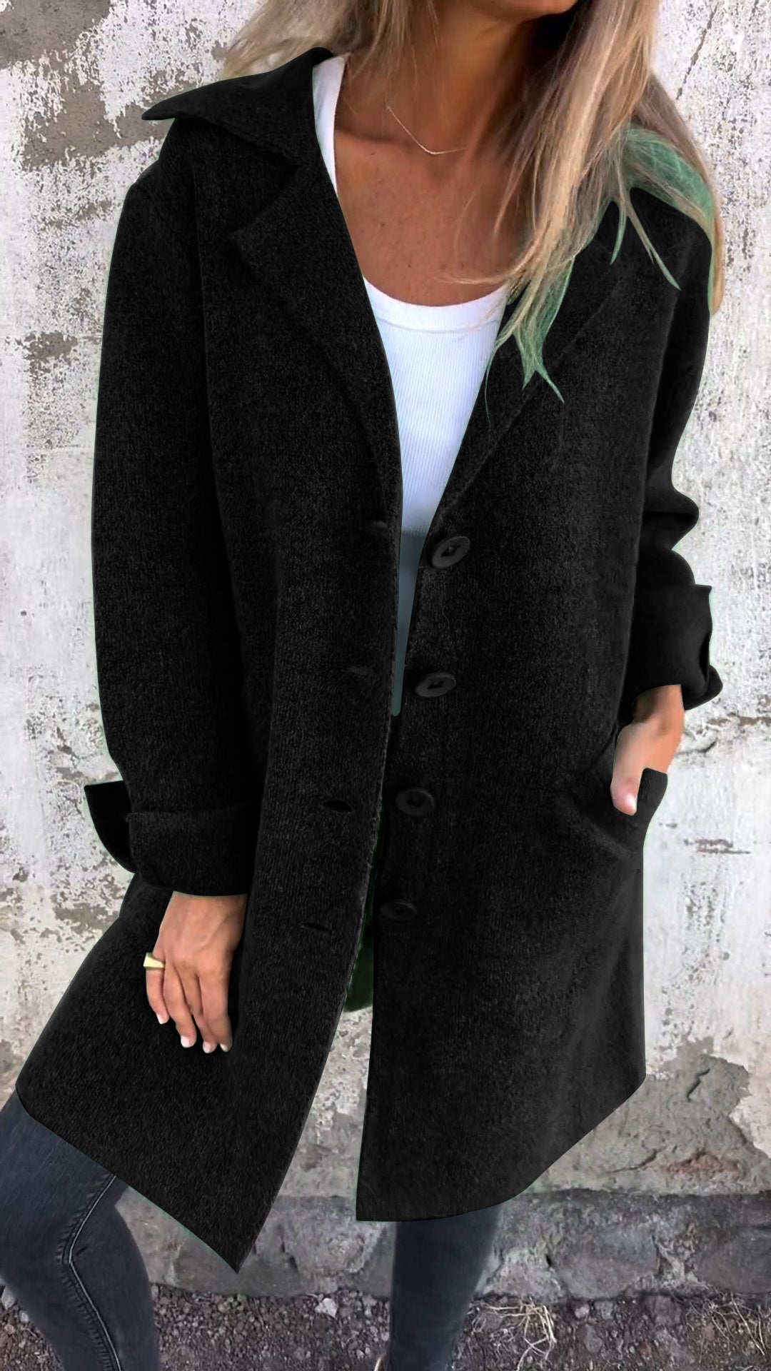 Lilyleeds | Long knitted coat