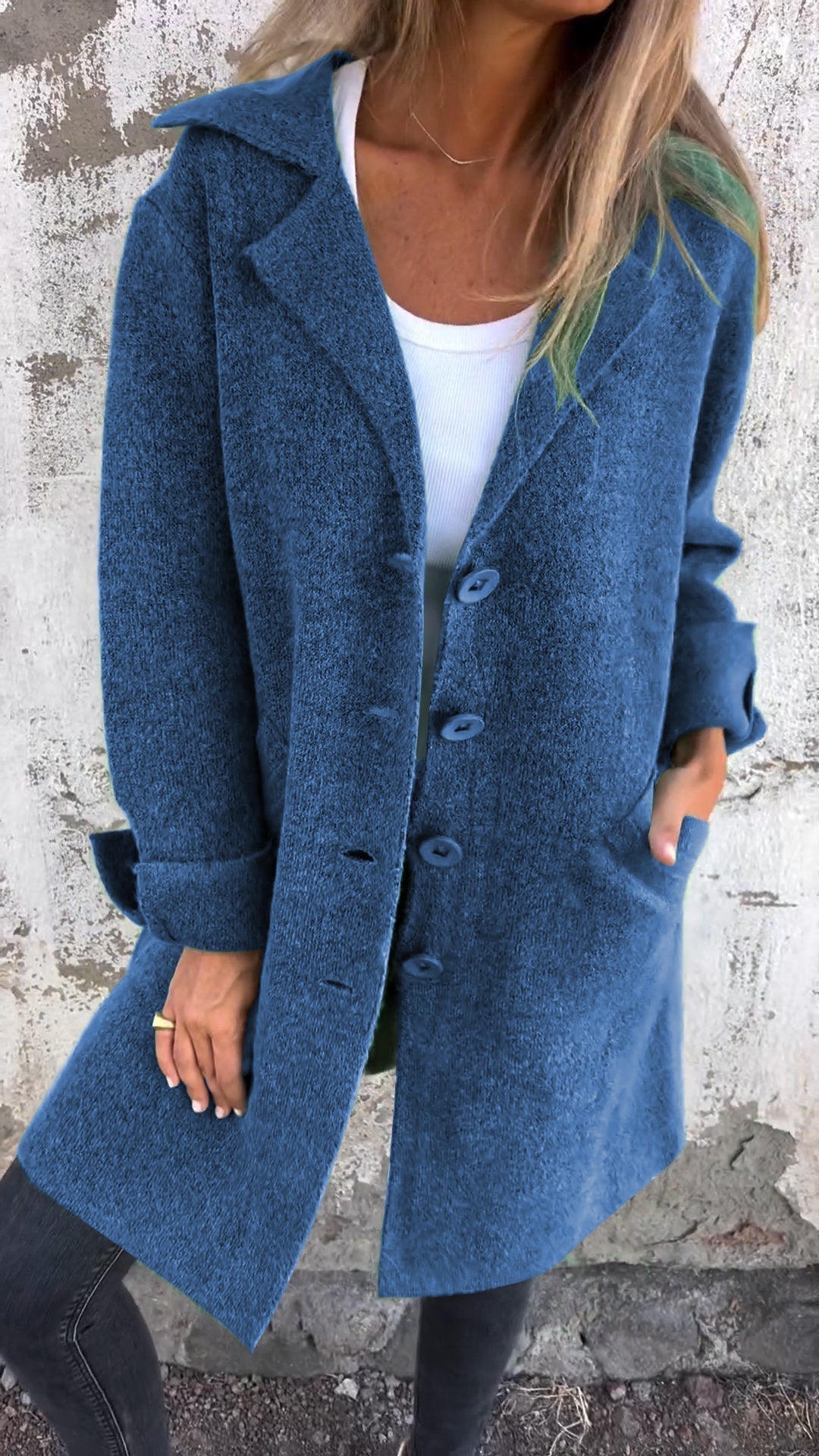 Lilyleeds | Long knitted coat