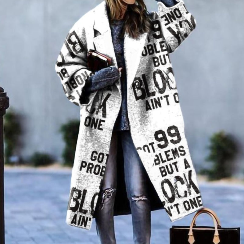 Lilyleeds | Elegant warm woolen coat
