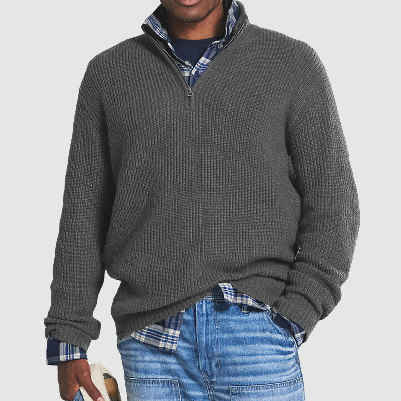 Lilyleeds |  Half Zip Sweater