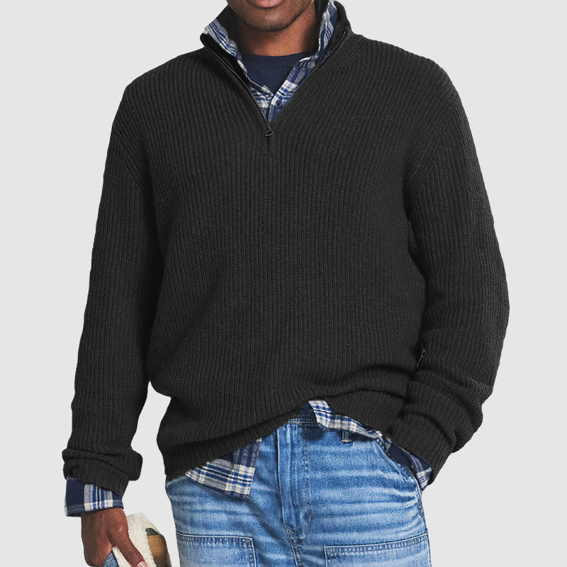 Lilyleeds |  Half Zip Sweater